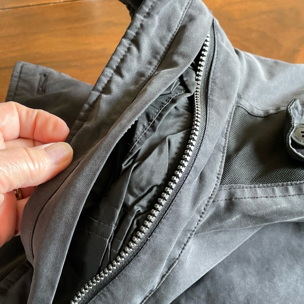 MARC NEW YORK Men's Black Utility Jacket Nylon Polyester Shell with Hood Large - Picture 13 of 16